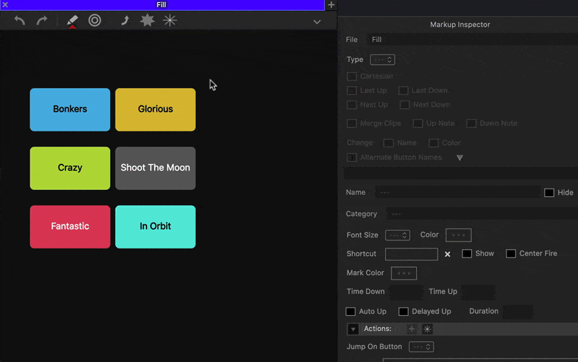 Timeline fill rows