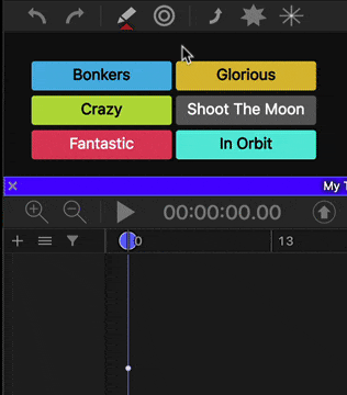 Timeline fill rows